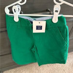 Janie and Jack Green Boy/Kid Shorts Size 5
